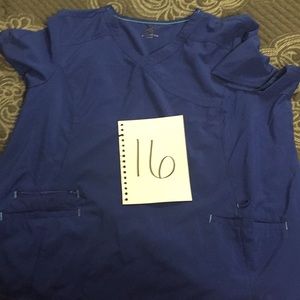 Scrub set. Royal blue.